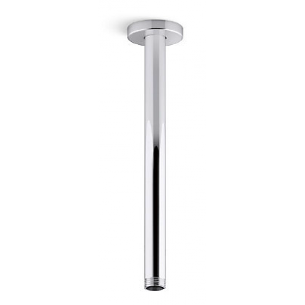 Kohler STATEMENT K-26321T-CP 12吋 單功能天花板式頭頂花灑臂 | 拋光鍍鉻